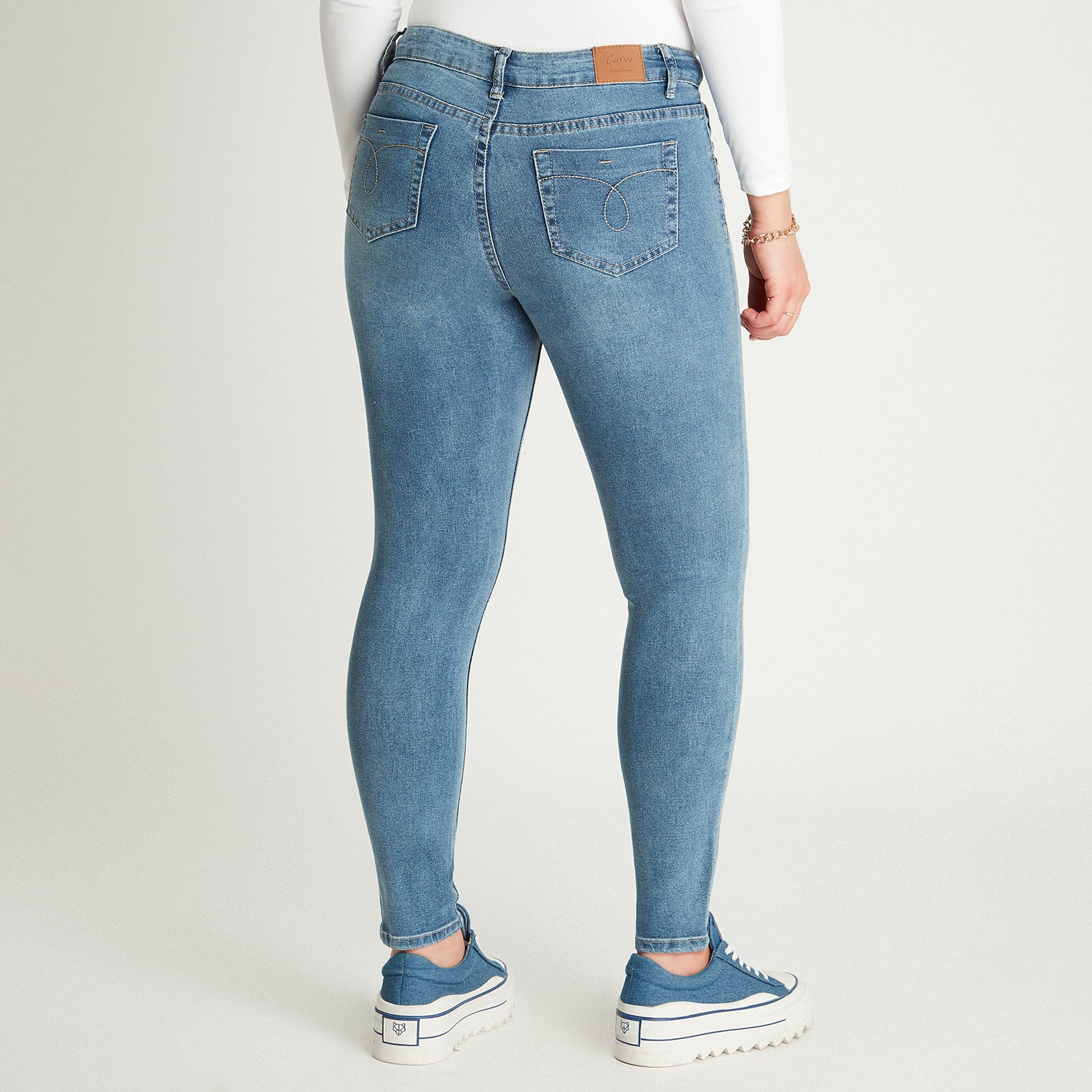 Jeans Celeste 730010 Curvi