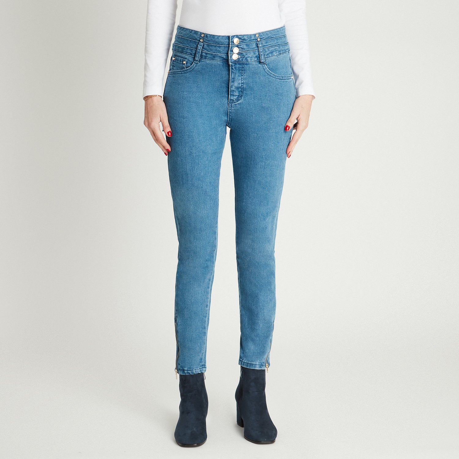 Jeans Celeste 730014 Lorenzo di Pontti