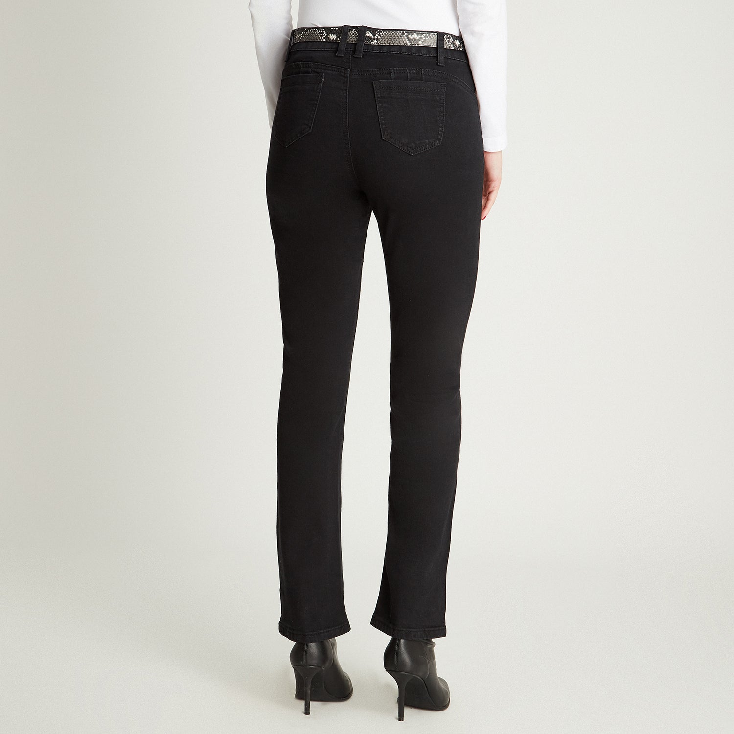 Jeans Negro 730015 Lorenzo di Pontti