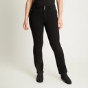 Jeans Straight Negro Lorenzo Di Pontti