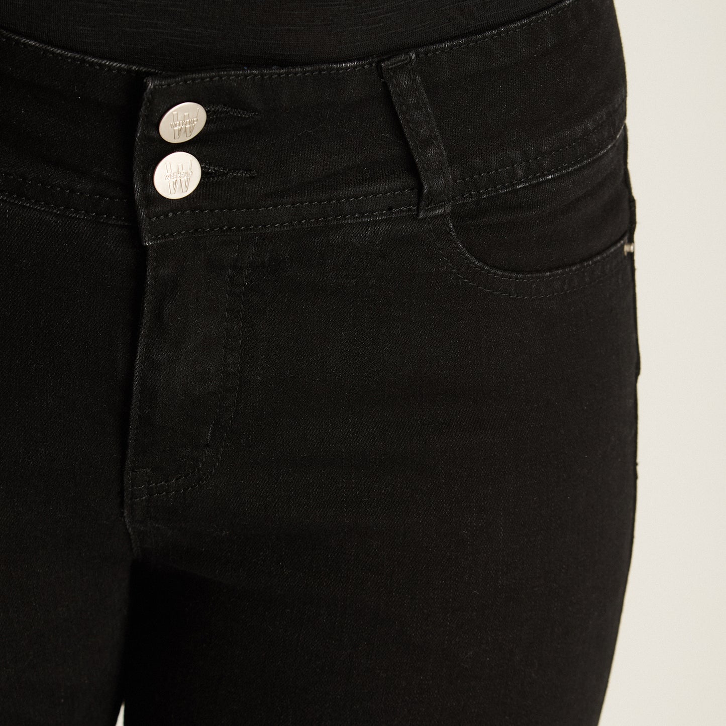 Jeans Gris Oscuro Recto Push Up - Lorenzo di Pontti