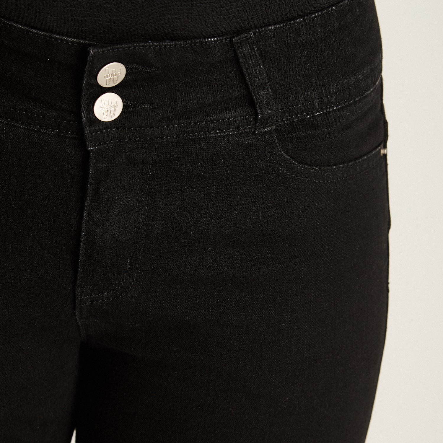 Jeans Gris Oscuro Recto Push Up - Lorenzo di Pontti