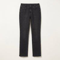Jeans Gris Oscuro Recto Push Up en plano