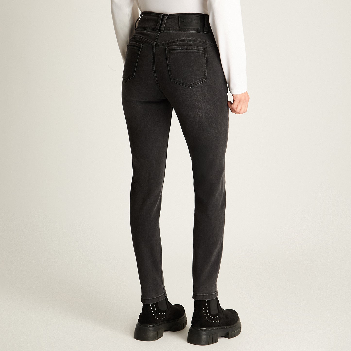Jeans Gris Oscuro Slim - Lorenzo di Pontti