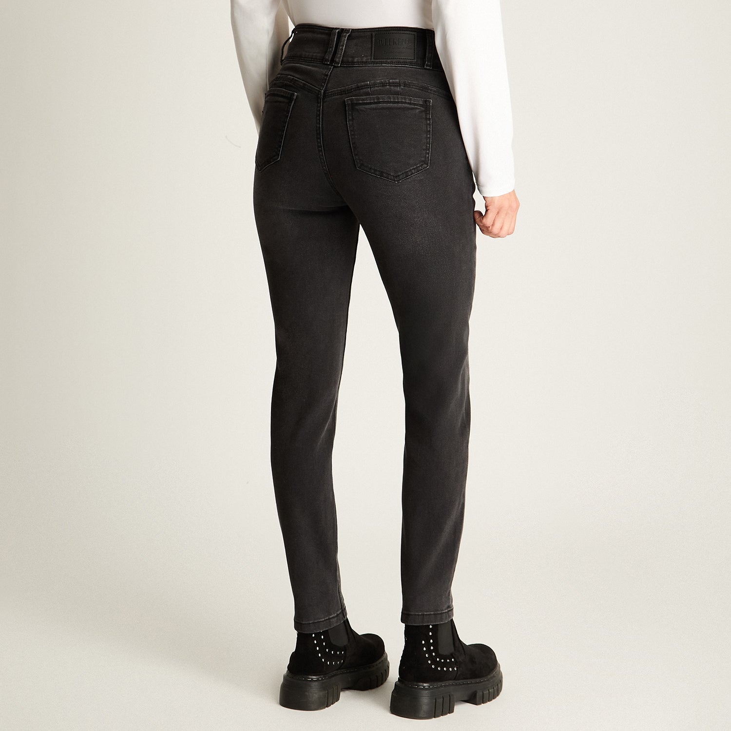 Jeans Gris Oscuro Slim - Lorenzo di Pontti