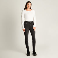 Jeans Gris Oscuro Slim - Lorenzo di Pontti