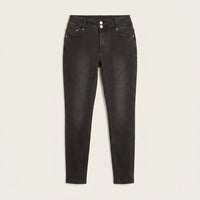 Jeans Gris Oscuro Slim en plano