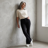 Jeans Negro Flare lifestyle
