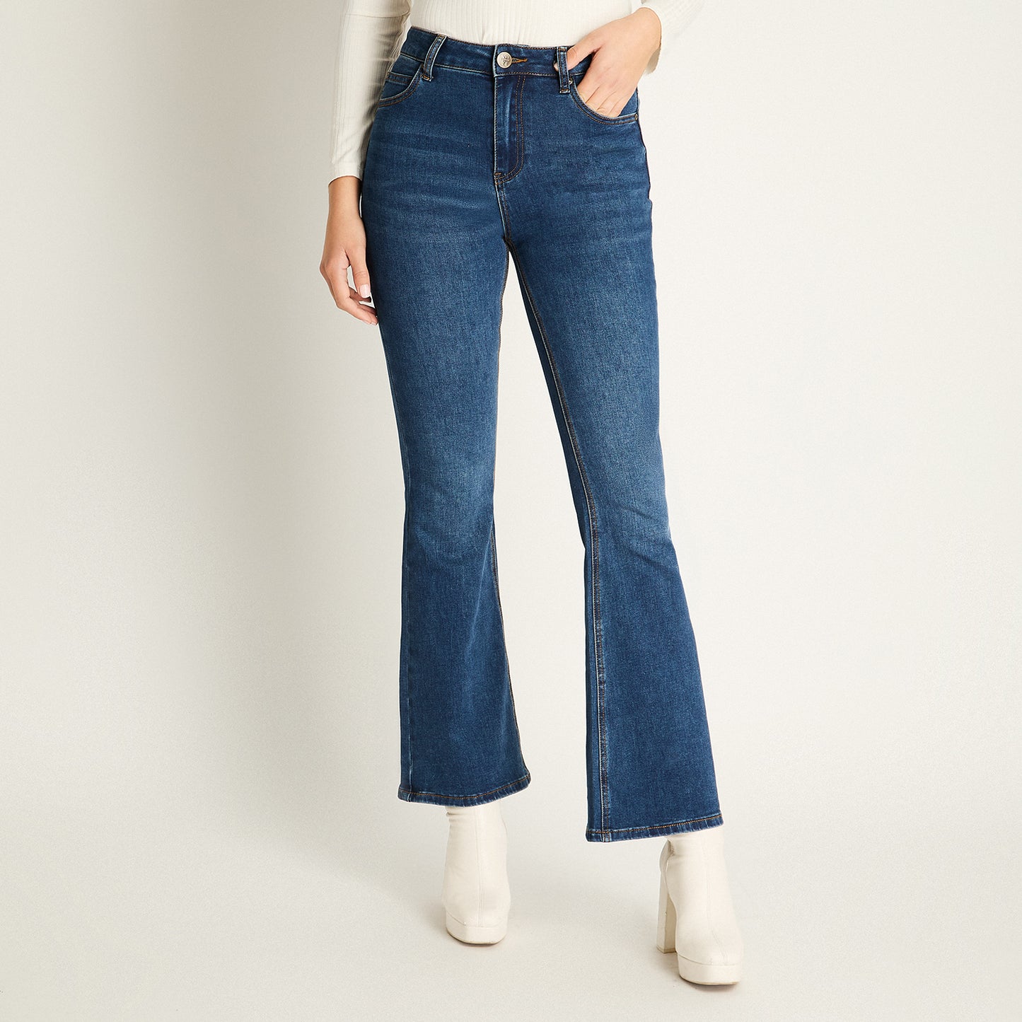 Jeans Azul Medio Flare