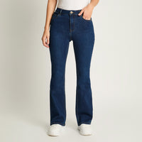 Jeans 5 Bolsillos Flare Azul Marino Weekend