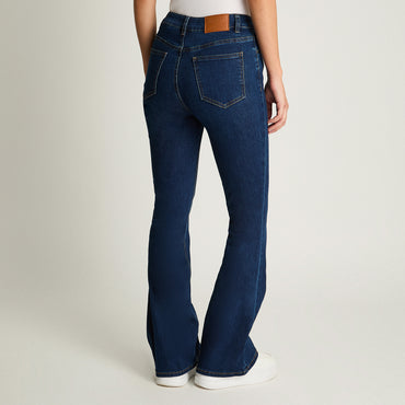 Jeans 5 Bolsillos Flare Azul Marino Weekend
