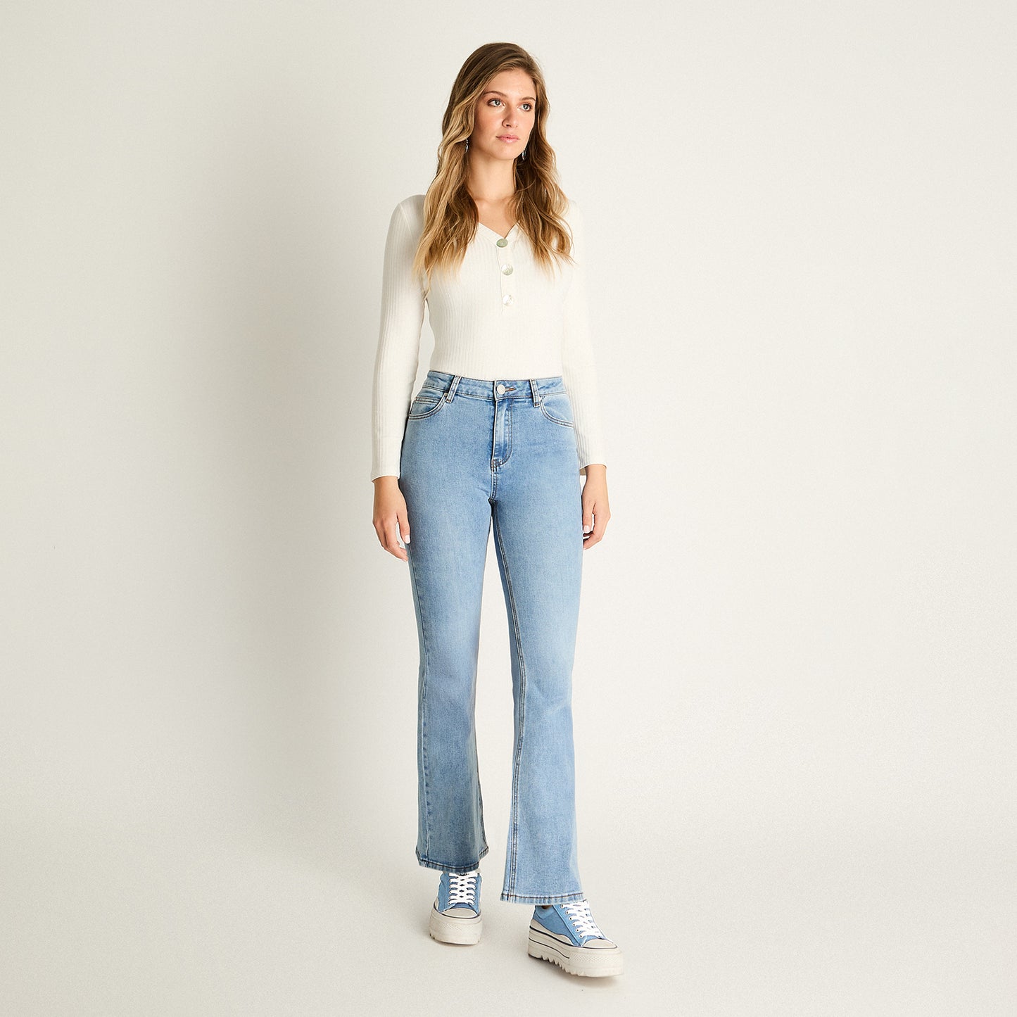 Jeans Celeste Flare