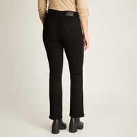 Jeans Negro Elasticidad Media Sin Forro Calce Normal Tela Denim