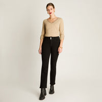 Jeans Negro Elasticidad Media Sin Forro Calce Normal Tela Denim