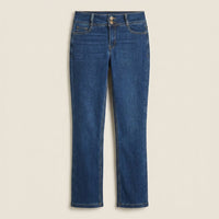 Jeans Recto Azul Medio Push Up de Cinco Bolsillos en plano