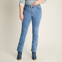 Jeans Celeste Recto Push Up - Lorenzo di Pontti