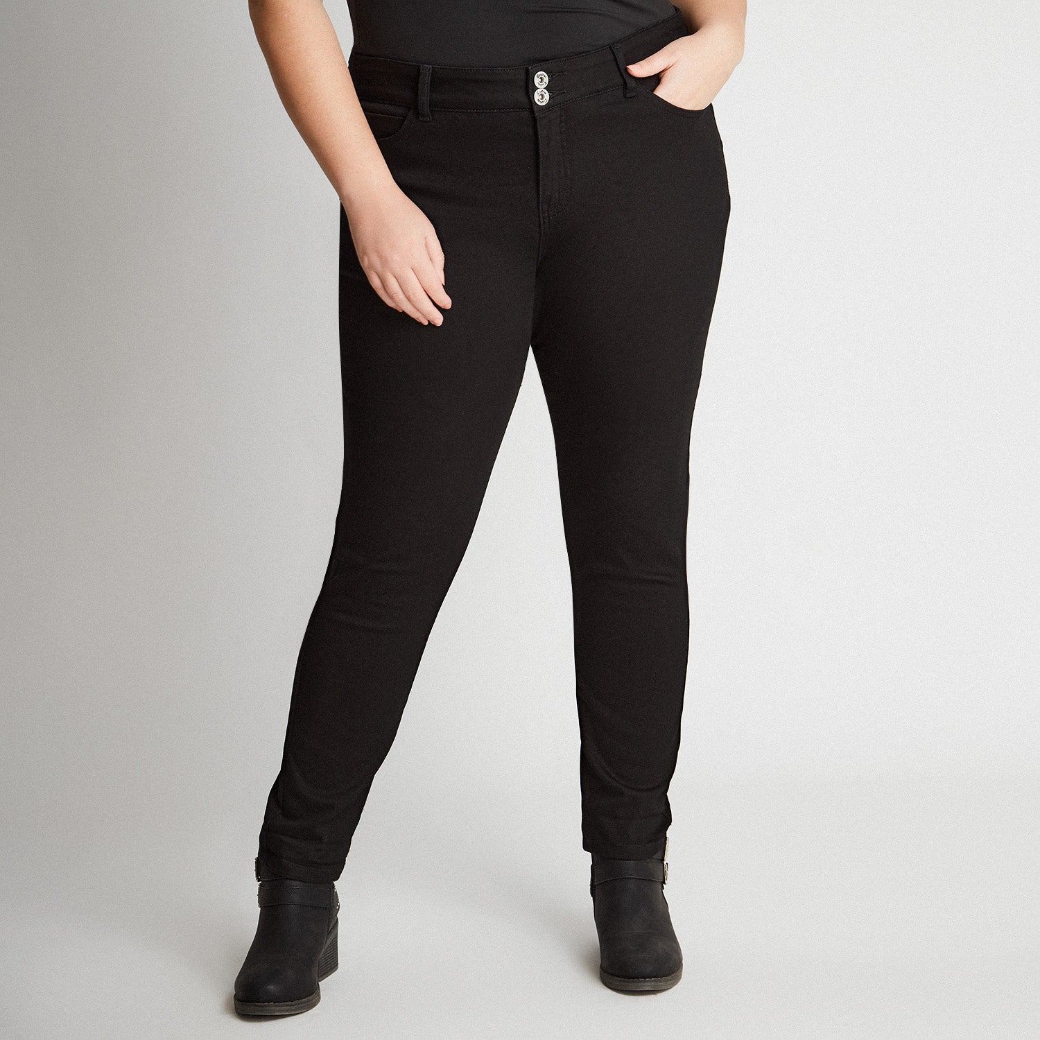 Pantalon Slim Color Push Up