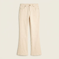 Jeans Beige Flare Elasticidad Media Calce Ajustado en plano