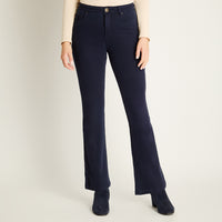 Jeans Azul Flare Elasticidad Media Calce Ajustado