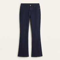 Jeans Azul Flare Elasticidad Media Calce Ajustado en plano