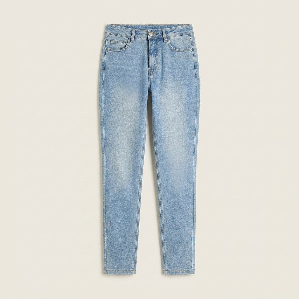 Jeans Azul Fit Recto en plano