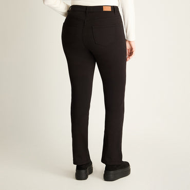 Jeans Negro Recto 5 Bolsillos