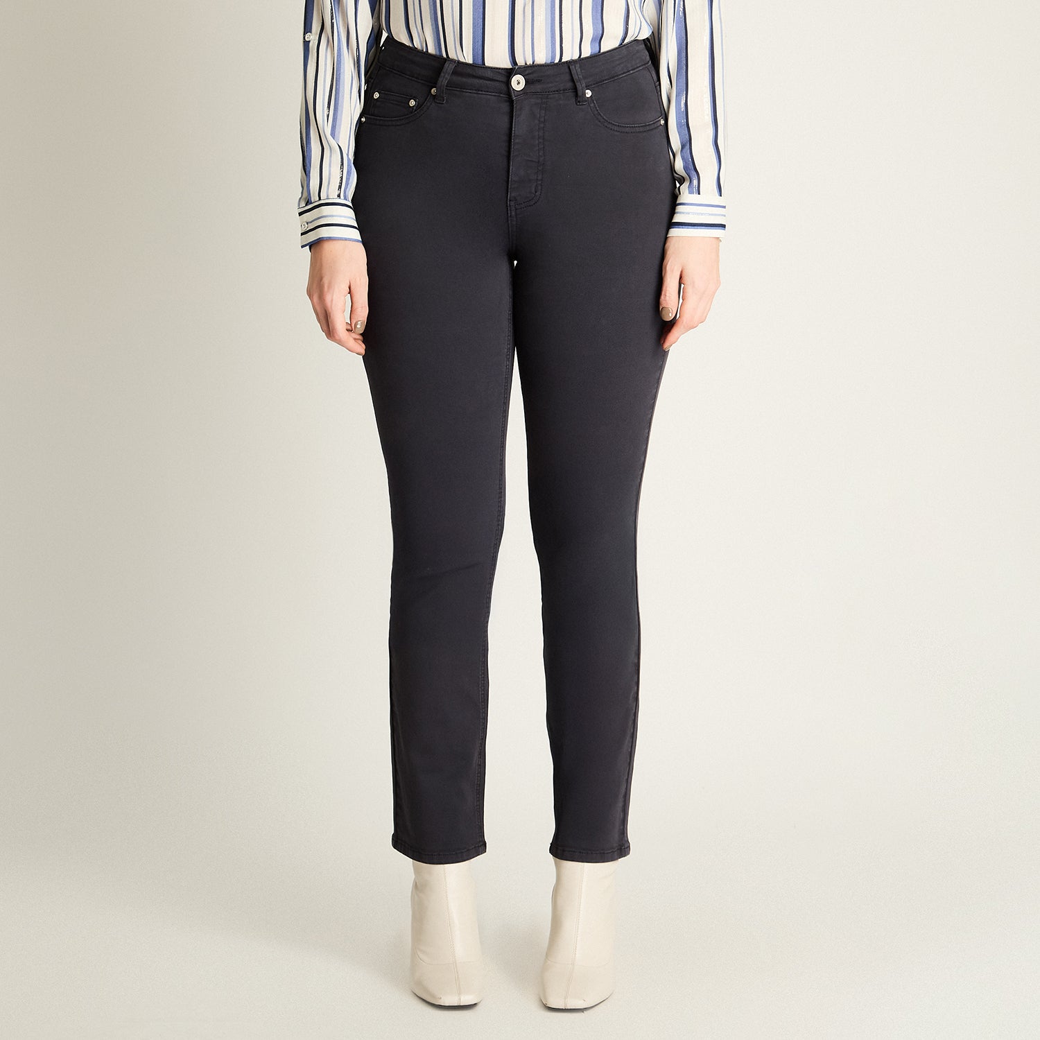 Jeans Azul Recto 5 Bolsillos