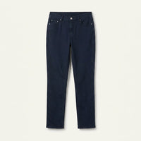 Jeans Azul Recto 5 Bolsillos en plano