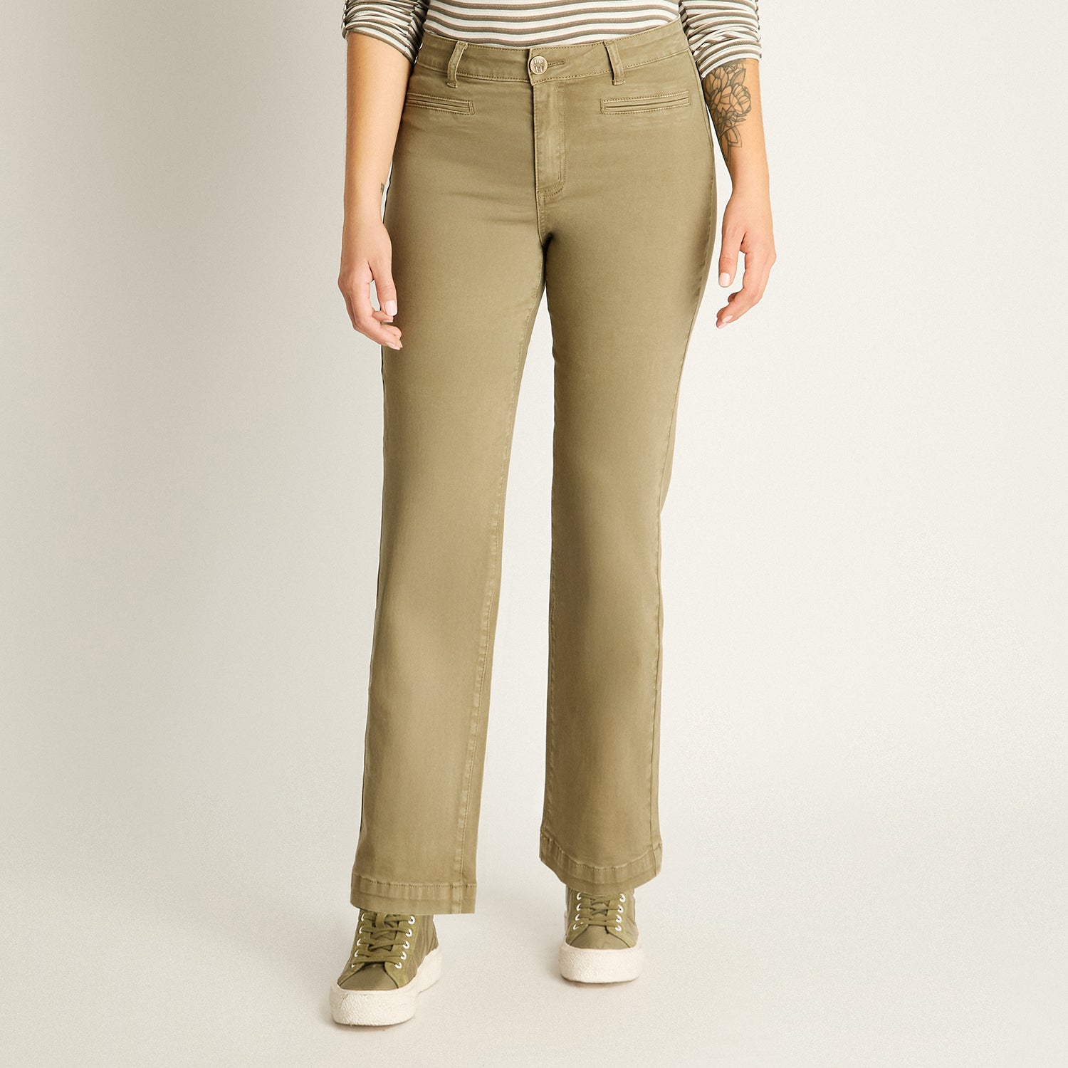 Jeans Verde Wide Leg