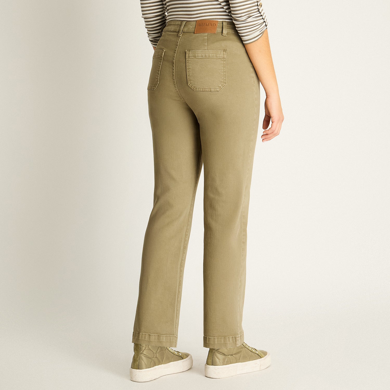 Jeans Verde Wide Leg