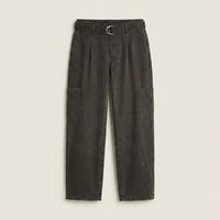 Jeans Cargo Gris Oscuro sin Cierre Frontal en plano