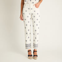 Jeans Blanco Recto No Elasticado Calce Normal