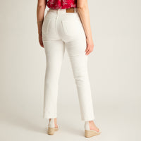 Jeans Blanco Recto 5 Bolsillos - Lorenzo di Pontti