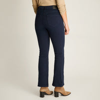 Jeans Azul Elasticidad Baja Sin Forro Calce Ajustado Tela Denim