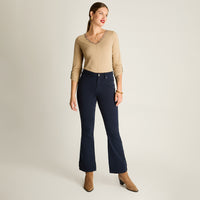 Jeans Azul Elasticidad Baja Sin Forro Calce Ajustado Tela Denim