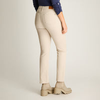 Jeans Crudo Elasticidad Baja Sin Forro Calce Normal Tela Denim