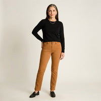 Jeans Recto Color 5 Bolsillos en modelo adulta