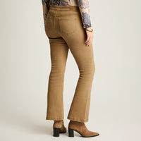 Jeans Camel Elasticidad Media Sin Forro Calce Normal Tela Denim