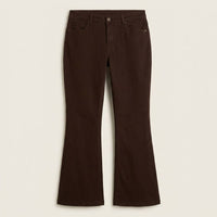 Jeans Café Corte Flare en Denim en plano