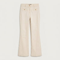 Jeans Flare 3 Botones Amarillo en plano