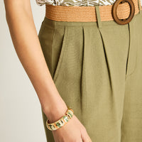 Bermuda Verde con Cinturón