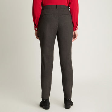Pantalón Slim Print Negro Curvi