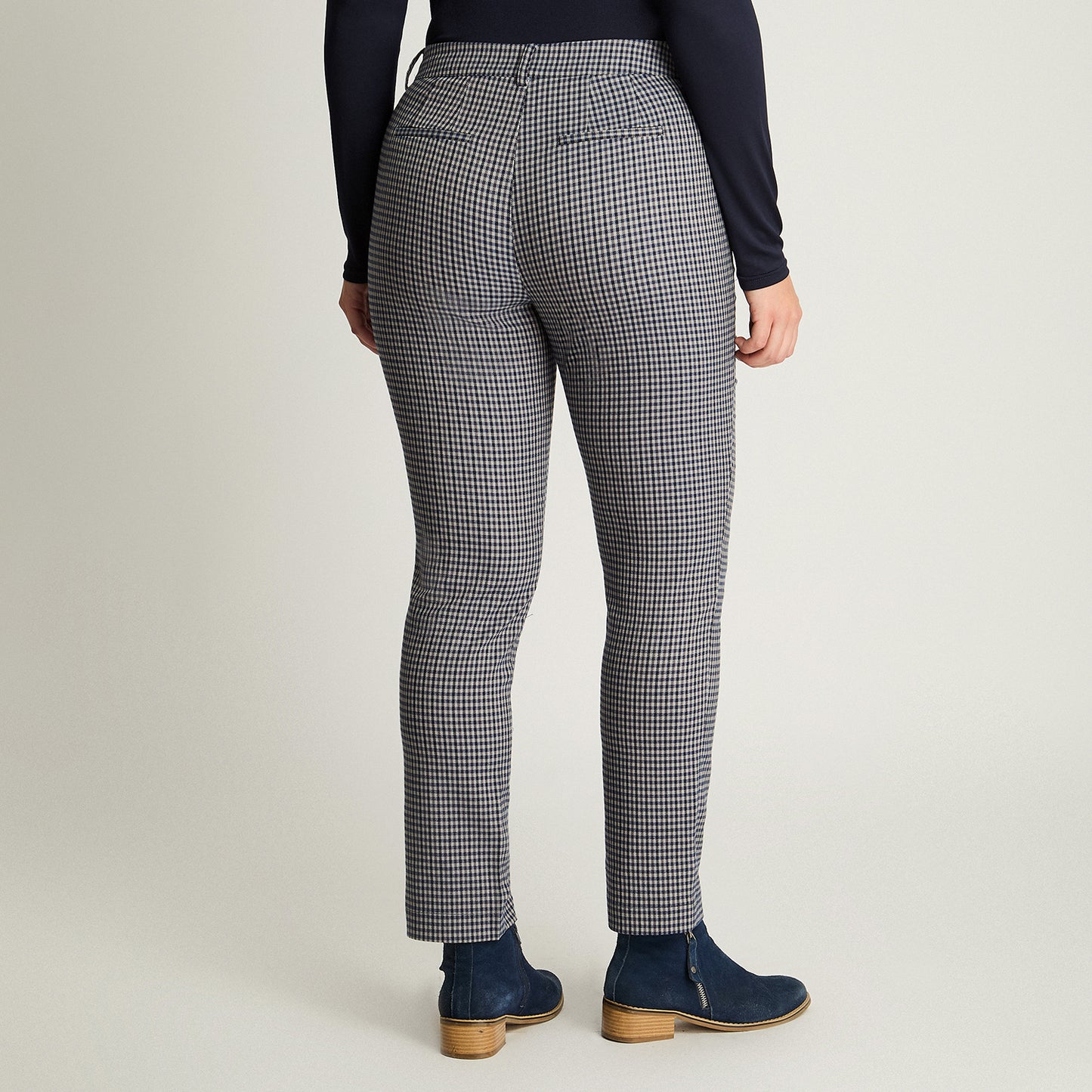 Pantalón Slim Print Azul Curvi