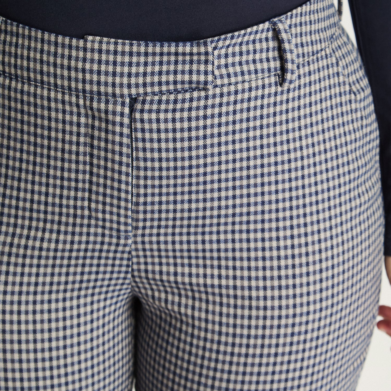 Pantalón Slim Print Azul Curvi