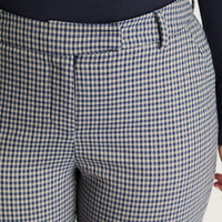 Pantalón Slim Print Azul Curvi