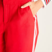 Pantalón Cinta Costado Rojo