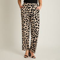 Pantalón Palazzo Casual Arena Animal Print