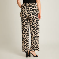 Pantalón Palazzo Casual Arena Animal Print