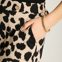 Pantalón Palazzo Casual Arena Animal Print