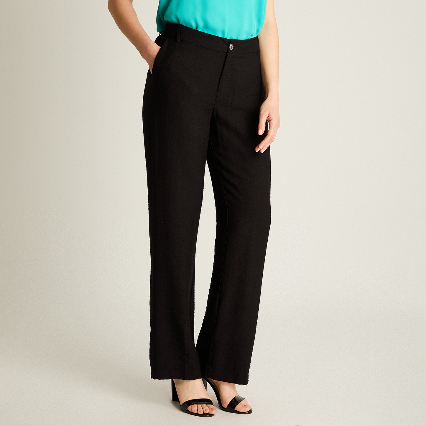 Pantalón Sport Negro Recto